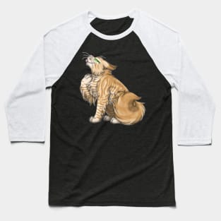 Cream Tabby Longhair Baseball T-Shirt